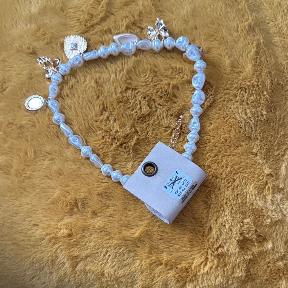 Anthropologie - Elegant Blue Pearl necklace - Picture 4 of 4